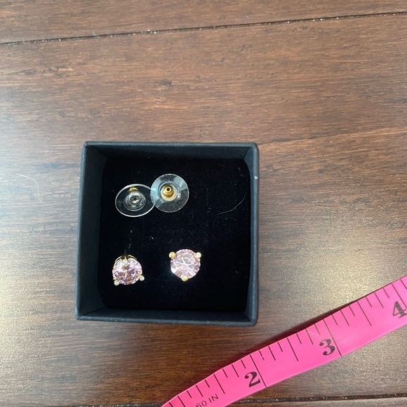 Source Unknown Jewelry - Pink and gold Stud Earrings
